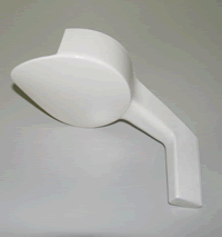 Fits Short Base Toilets With a Metal Flush Levers