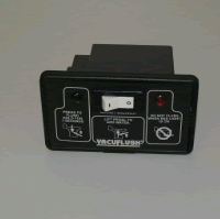 Indicates when vacuum level is ready for flushing.
Convenient circuit breaker switch allows the system to be shut down at night.