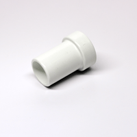 This Smooth walled hose "BARB" Connects 1 1/2" hose to  1 1/2" PVC.
It can be used with standard PVC fittings to create a hose mender, Elbow, Tee fitting Etc.