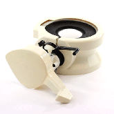 SHORT BASE COMPLETE, BONE 
 (for use with Taveler Toilets)